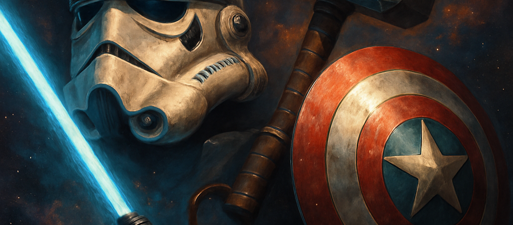 O Choque de Titãs: Como Star Wars e Marvel Moldaram a Cultura Pop e o Conceito de Universo Compartilhado